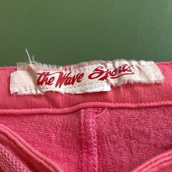 The Wave Sports Cropped Pink Sweatpants with Working Drawstring Size small. - Picture 5 of 7